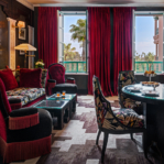 Salon, Suite Churchill Chambre 300, La Mamounia Hotel, Marrakech, Morocco. Photo by Alan Keohane www.still-images.net for La Mamounia