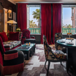 Salon, Suite Churchill Chambre 300, La Mamounia Hotel, Marrakech, Morocco. Photo by Alan Keohane www.still-images.net for La Mamounia